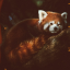 Galaxy Red Panda Discord Bot Logo