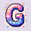 Glitter Text Discord Bot Logo