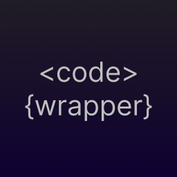 Code Wrapper Discord Bot Logo