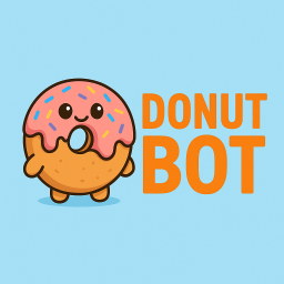 Donut Bot Discord Bot Logo
