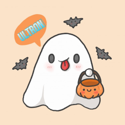 Ghostly Ultron Discord Bot Logo