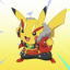 Pikachu Rock Star Discord Bot Logo