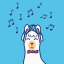Llama-Music Discord Bot Logo