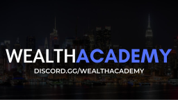 Wealth Academy Discord Server Banner