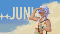 juni 🍙 .anime .social .gaming Discord Server Banner