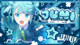 juni 🍙﹒anime ﹒social ﹒gaming Discord Server Banner