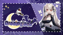 🌙🦇 Dreamyland . eepy tag  ୨ৎ Make friends 🖤 Anime 🎃 Gaming 👻 Art 🍭Funsies 🍷 Happy Halloween ~ Discord Server Banner