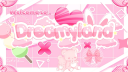 🐱 🐰 Dreamyland . eepy tag  ୨ৎ Make friends 🩷 Anime 🖌 Gaming 🎮 Art 🍡Funsies 🐇 Discord Server Banner