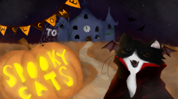 spooky cats aka' /sillycats 🎃 Discord Server Banner
