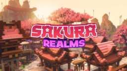 Sakura Realms Minecraft Survival 1.21+ Discord Server Banner