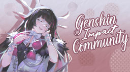 Genshin impact community #boost us Discord Server Banner