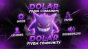 ・𝘿𝙤𝙡𝙖𝙧 𝙁𝙞𝙫𝙚𝙈 𝘾𝙤𝙢𝙢𝙪𝙣𝙞𝙩𝙮 | +47K Discord Server Banner