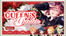 法 ゛ Queen's Garden 🌹 ⸝⸝ /heartscord Discord Server Banner