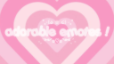 ₊˚⊹꒷ [ adorable emotes ! ]☆⋆｡ Discord Server Banner