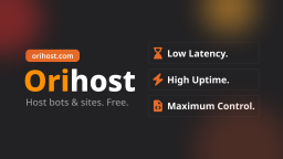 Orihost.com Discord Server Banner