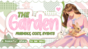 💐 The Garden　　⌒　　guild tag﹒social﹒aesthetic﹒sfw﹒cute﹒ask2dm Discord Server Banner