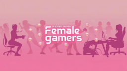 𝐅𝐞𝐦𝐚𝐥𝐞 𝐆𝐚𝐦𝐞𝐫𝐬 Discord Server Banner