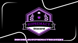 Supremacy Recovery Discord Server Banner