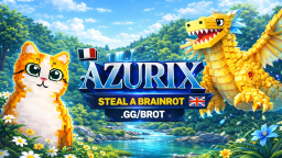 Azurix’s Steal a Brainrot FR 🇫🇷/ 🇬🇧 Discord Server Banner