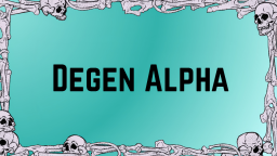Degen Alpha Discord Server Banner
