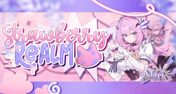 🌸 Strawberry Realm 🍓 ꔫ Discord Server Banner
