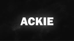 Ackie Discord Server Banner