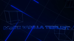 MCBE Vanilla Tierlist Discord Server Banner