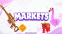 Markets Trading │ Adopt Me - MM2 - PS99 - Bladeball - Gpo - Sab -  Fisch Discord Server Banner