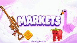 Markets Trading │ Adopt Me - MM2 - PS99 - Bladeball - Gpo - Sab - Fisch Discord Server Banner