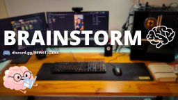 Brainstorm 🧠⚡ Discord Server Banner