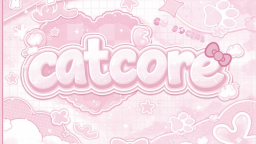 โห. .หโโ catcore ๐ +100 guilds . emotes . giveaways . social Discord Server Banner