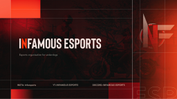 INFAMOUS ESPORTS Discord Server Banner