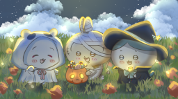 chiikawa  cafe  ୨୧  /chiikafe 🎃 ⊹ Discord Server Banner