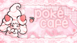 ︵ poke 𓈒 cafe ✿ Discord Server Banner