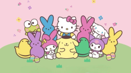 Sanrio Cafe ᢉ𐭩 Stickers ᢉ𐭩 Emotes ᢉ𐭩 Hello Kitty ᢉ𐭩 Giveaways Discord Server Banner