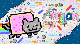 nyan 🥛 social ㆍ giveaways ㆍ nyan tag Discord Server Banner