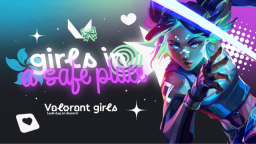 🎀 Valorant Girls Discord Server Banner