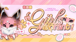 Valorant Girls 𝜗ৎ Discord Server Banner
