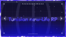 Tunisian New-Life RP No Whitelist Discord Server Banner