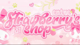 𝐒𝐭𝐫awberry’𝘀 𝐒𝐡op! 🍓 Discord Server Banner