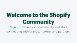 Shopify Community Discord Server Banner