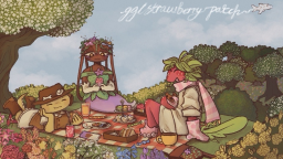 ห . ๊ท โ The Strawberry Patch .แ.แ ๐ เฒฟเณโ๏ฝกห Discord Server Banner