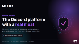 Modora Discord Server Banner