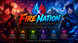 Fire Nation Discord Server Banner