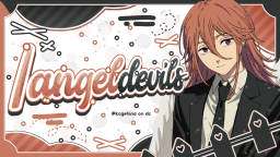 ౿ ݁ . /αᥒgꫀlძꫀvil ⟡ Chainsaw Man ⟡ Gws & Scl ⟡ Angel Devil Discord Server Banner