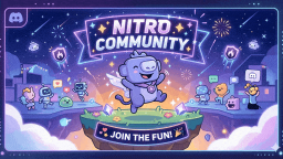 「Nitro Community」 Discord Server Banner
