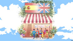 Spanish-English Learning Server Discord Server Banner
