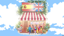 Spanish-English Learning Server Discord Server Banner