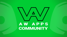 AW Apps Community Discord Server Banner