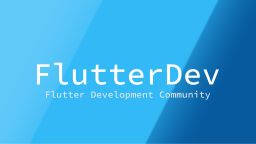 Flutter Dev Discord Server Banner